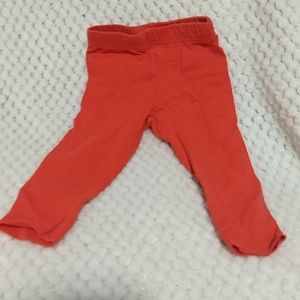 Redish orangish legging for baby girl